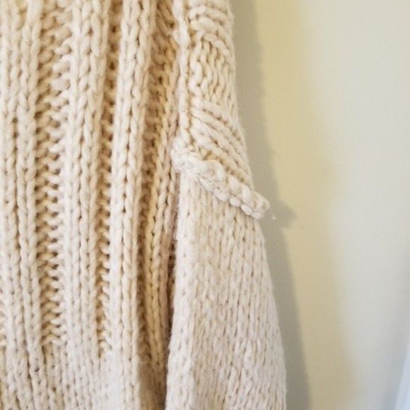 Free People Be There Pullover Cozy Sweater Cream - Picture 6 of 12
